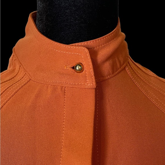 The RAETRUDA Rust Tie Accent Dress - Picture 13 of 14